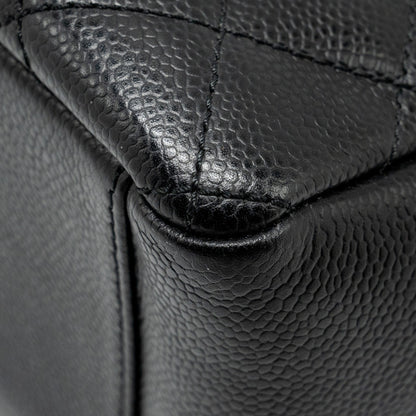 Chanel Petit Shopping Tote Bag Caviar Black
