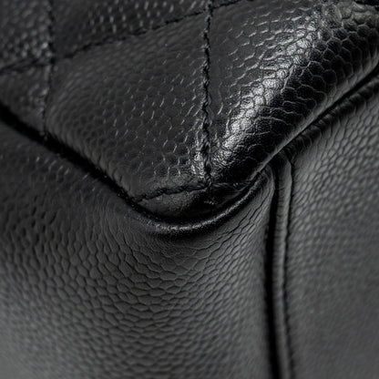 Chanel Petit Shopping Tote Bag Caviar Black