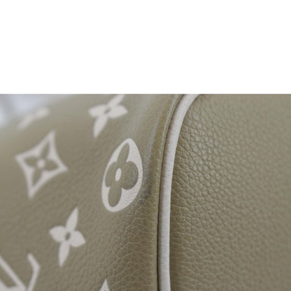 LOUIS VUITTON Neverfull MM Spring City Leather Tote Shoulder Bag Bicolor