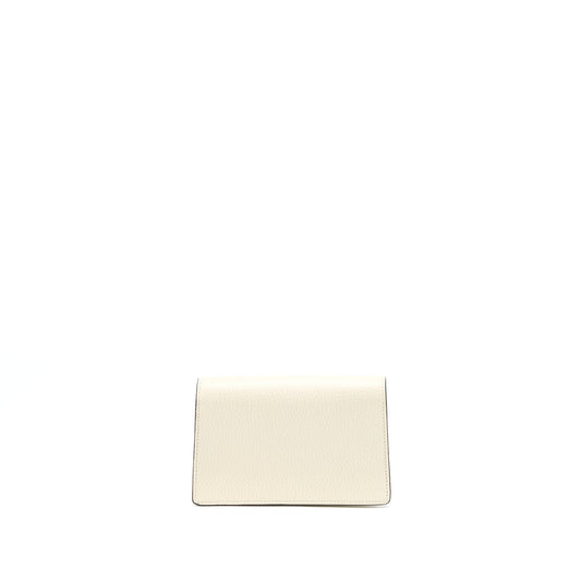 Gucci Super Mini Dionysus Calfskin White SHW