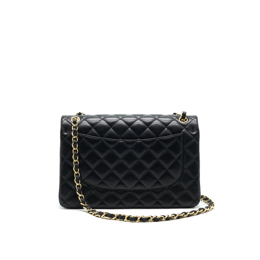 Chanel Classic Double Flap Jumbo Bag Lambskin Black