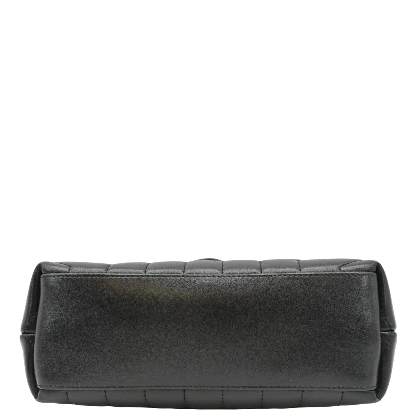 YVES SAINT LAURENT Loulou Toy Matelasse Leather Crossbody Bag Black