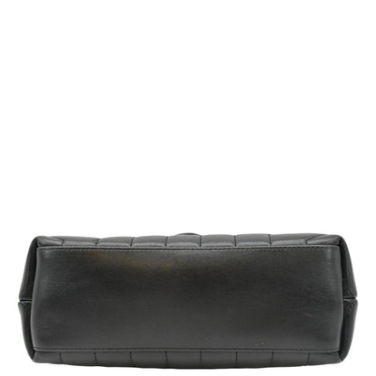 YVES SAINT LAURENT Loulou Toy Matelasse Leather Crossbody Bag Black