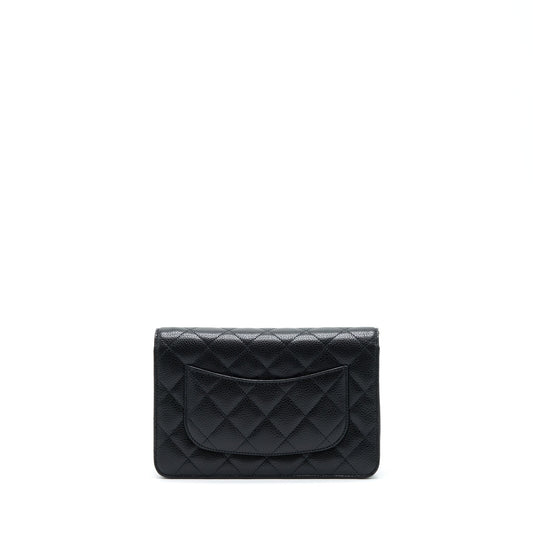Chanel Classic Wallet On Chain Caviar Black