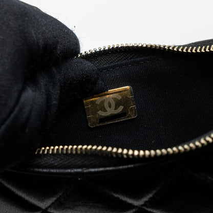 Chanel 23b Hobo Shoulder Bag Lambskin Black Brushed (Microchip)