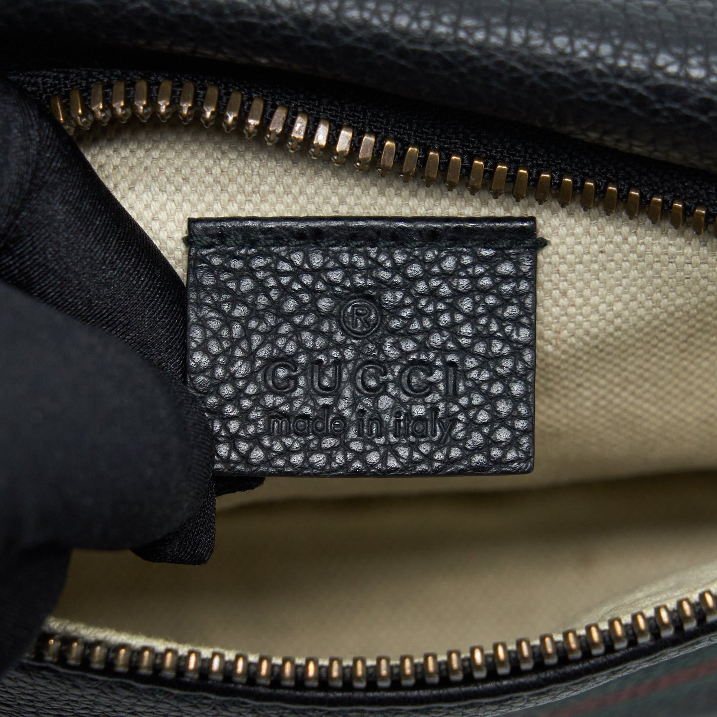 Gucci Mini Gucci Print Belt Bag Black