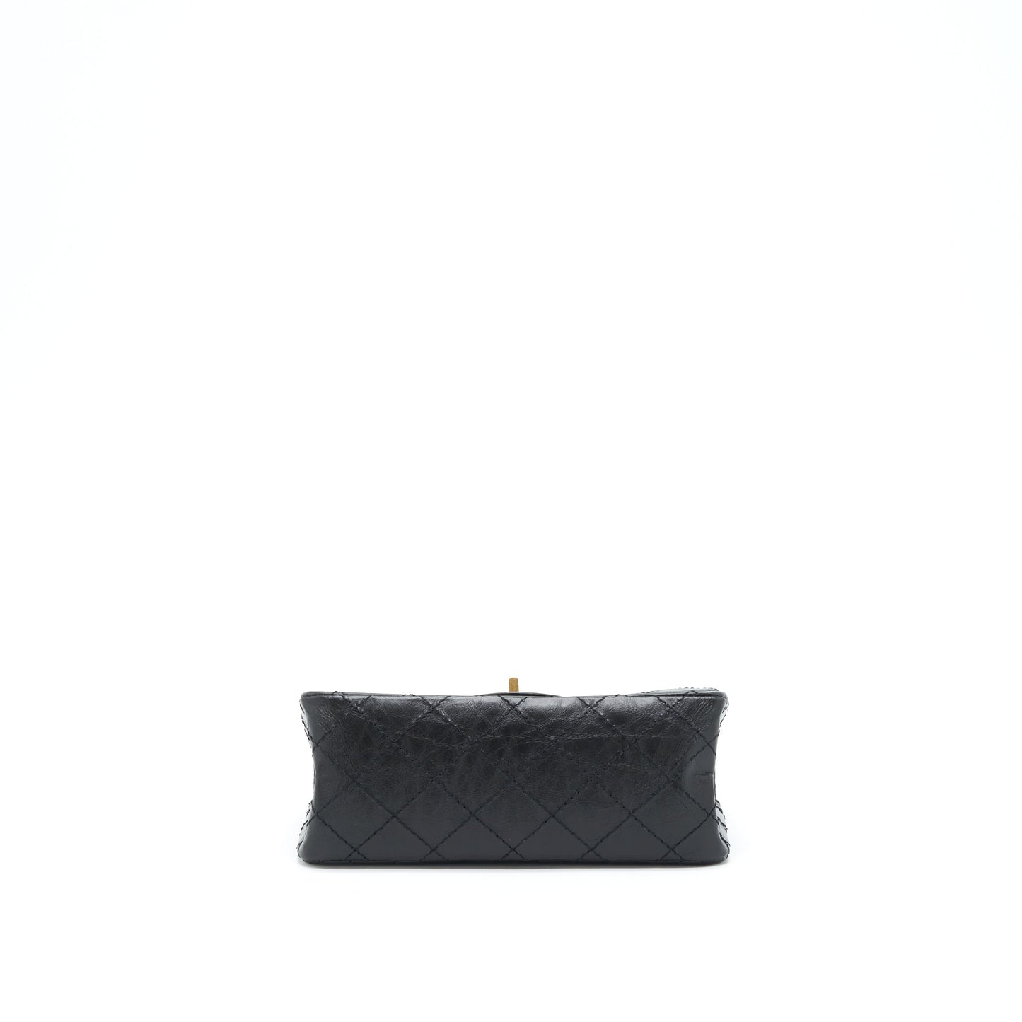 Chanel Mini 2.55 Reissue Flap Bag Aged Calfskin Black Brushed
