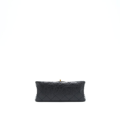 Chanel Mini 2.55 Reissue Flap Bag Aged Calfskin Black Brushed