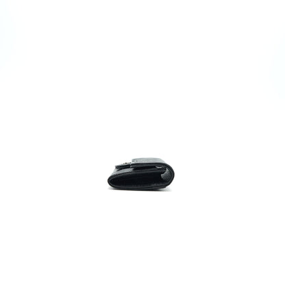 CHANEL Classic Card Holder Grained Calfskin  Black