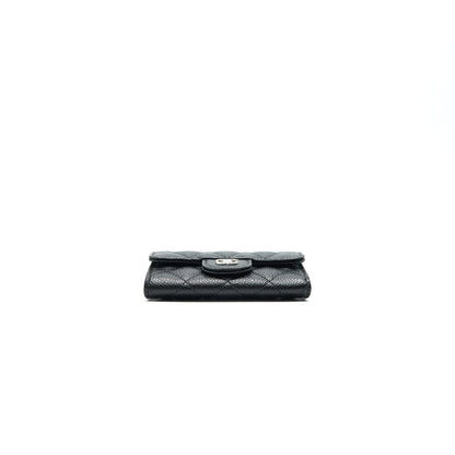 CHANEL Classic Card Holder Grained Calfskin  Black