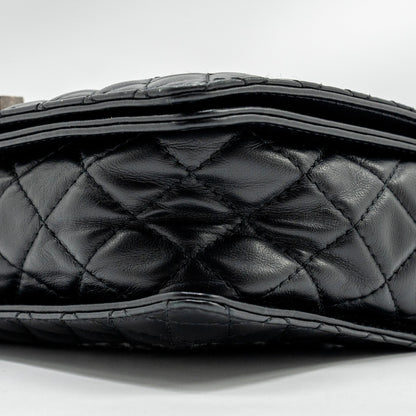 Chanel Multi Chain Boy Bag Calfskin/Tweed Black