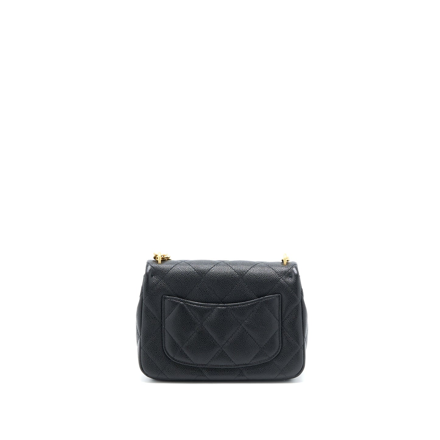 Chanel 23P Coco Love Flap Bag Caviar Black  (Microchip)