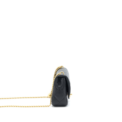Chanel 23P Coco Love Flap Bag Caviar Black  (Microchip)