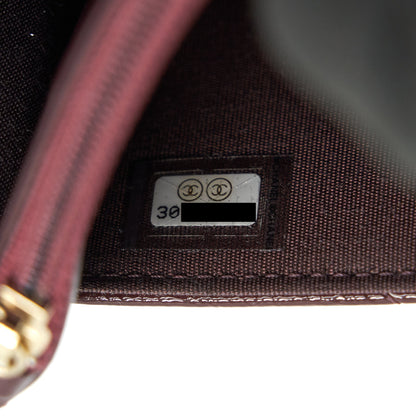 Chanel 19 Wallet On Chain Burgundy