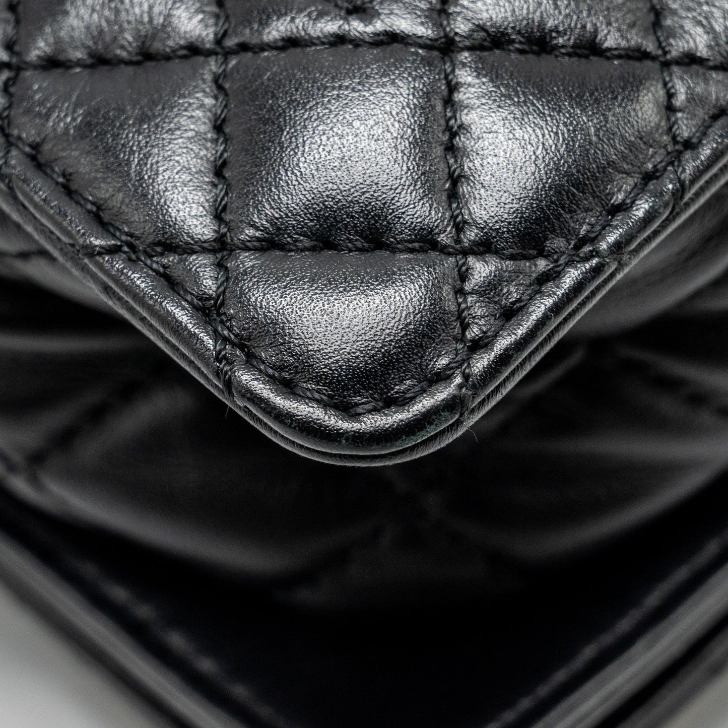 Chanel Multi Chain Boy Bag Calfskin/Tweed Black