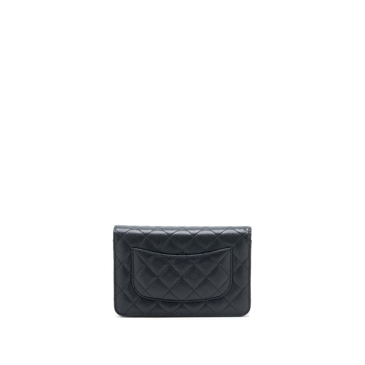 Chanel Classic Wallet On Chain Caviar Black ( Microchip)
