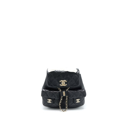 Chanel 23P Mini Triple Pack Backpack Caviar Black L (Microchip)