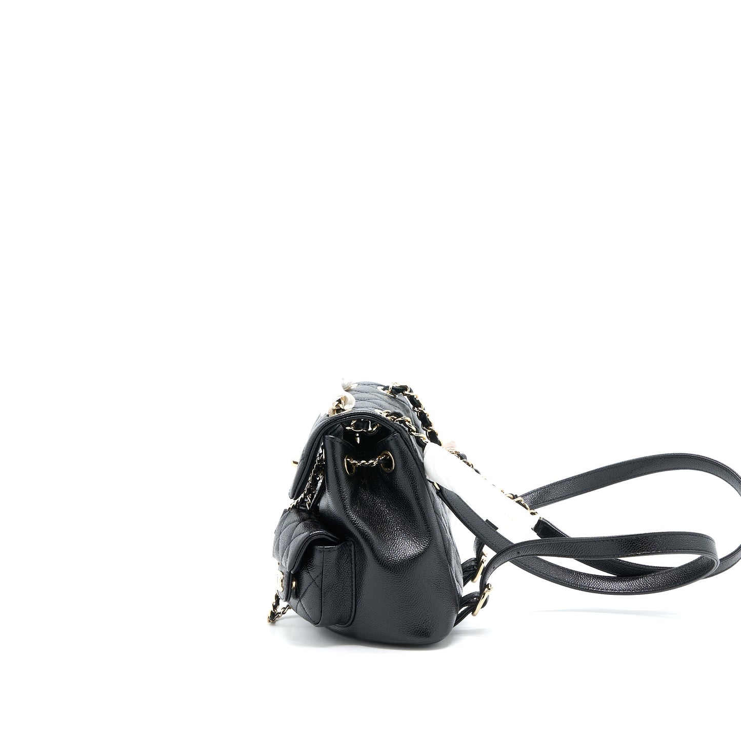 Chanel 23P Mini Triple Pack Backpack Caviar Black L (Microchip)