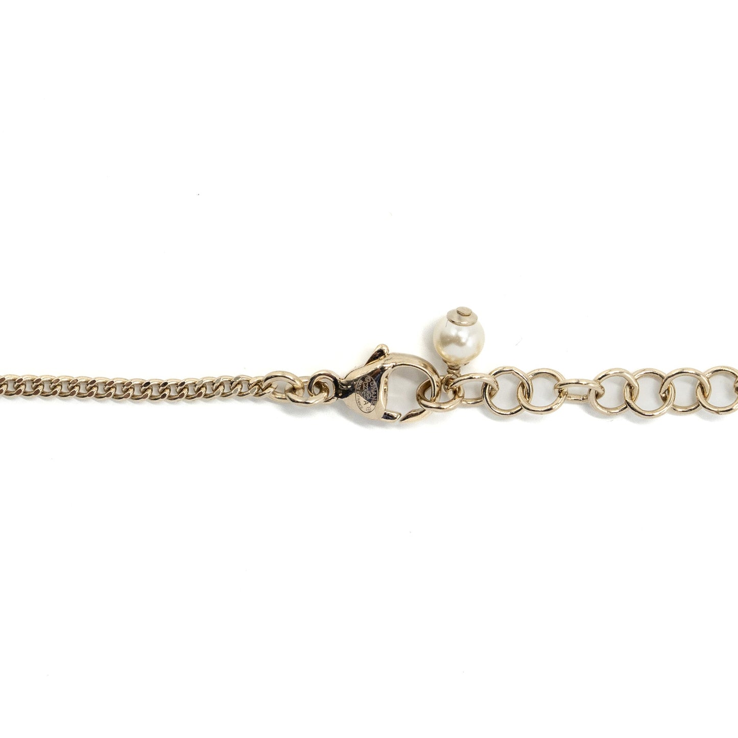 Chanel Micro Bag Necklace Pearl/ Crystal L