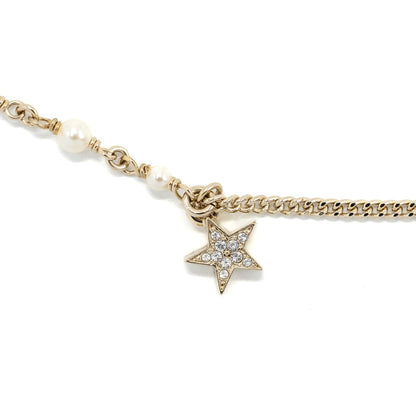 Chanel Micro Bag Necklace Pearl/ Crystal L