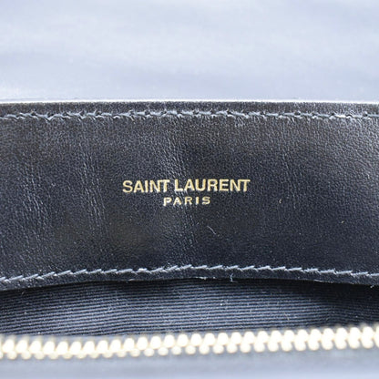 YVES SAINT LAURENT Loulou Toy Matelasse Leather Crossbody Bag Black