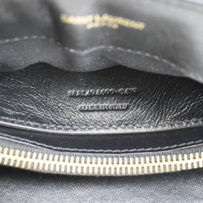 YVES SAINT LAURENT Loulou Toy Matelasse Leather Crossbody Bag Black