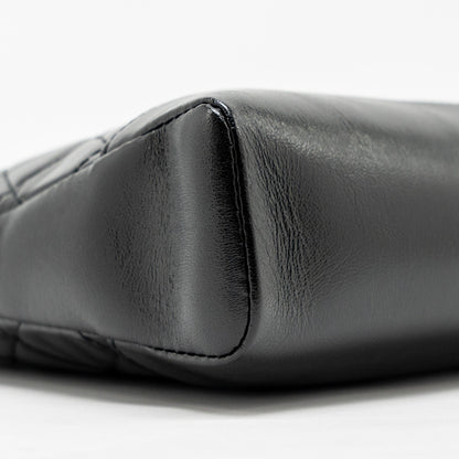 Chanel Mini 31 bag Shiny Calfskin Black L (Microchip)