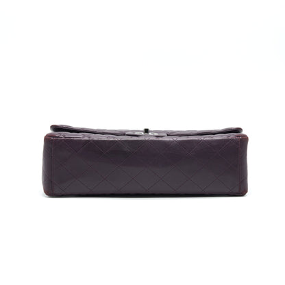 Chanel Maxi Double Flap Bag Lambskin Burgundy