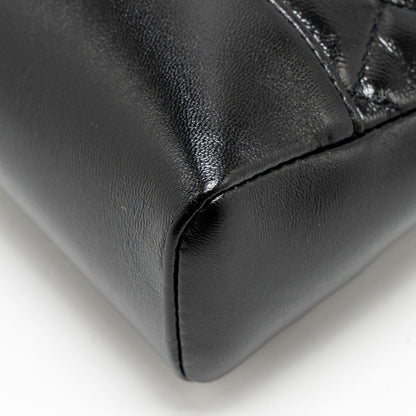 Chanel Mini 31 bag Shiny Calfskin Black L (Microchip)