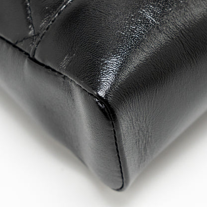 Chanel Mini 31 bag Shiny Calfskin Black L (Microchip)