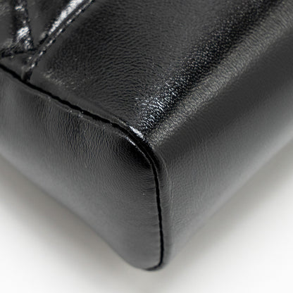 Chanel Mini 31 bag Shiny Calfskin Black L (Microchip)