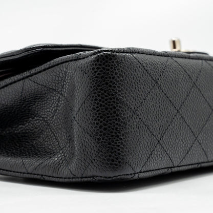 Chanel Medium Classic Double FLAP Bag Caviar Black