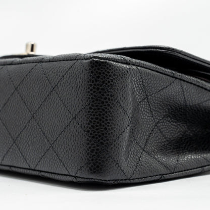 Chanel Medium Classic Double FLAP Bag Caviar Black