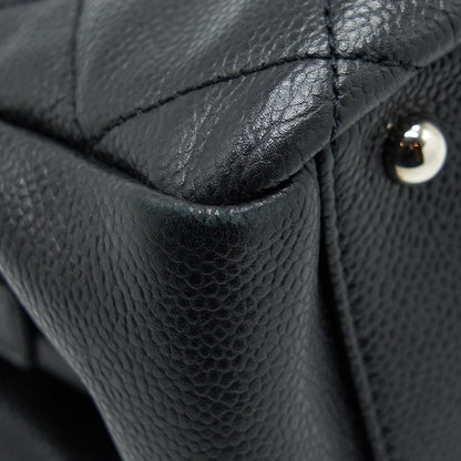 Chanel CC Logo Tote Bag Caviar Black