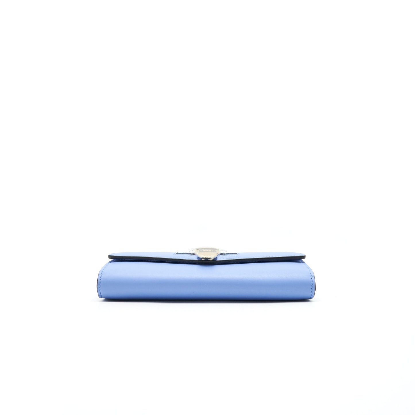 Gucci Sylvie Leather Continental Long Wallet In Blue