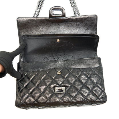 Chanel 2.55 226 reissue double Flap bag Calfskin black