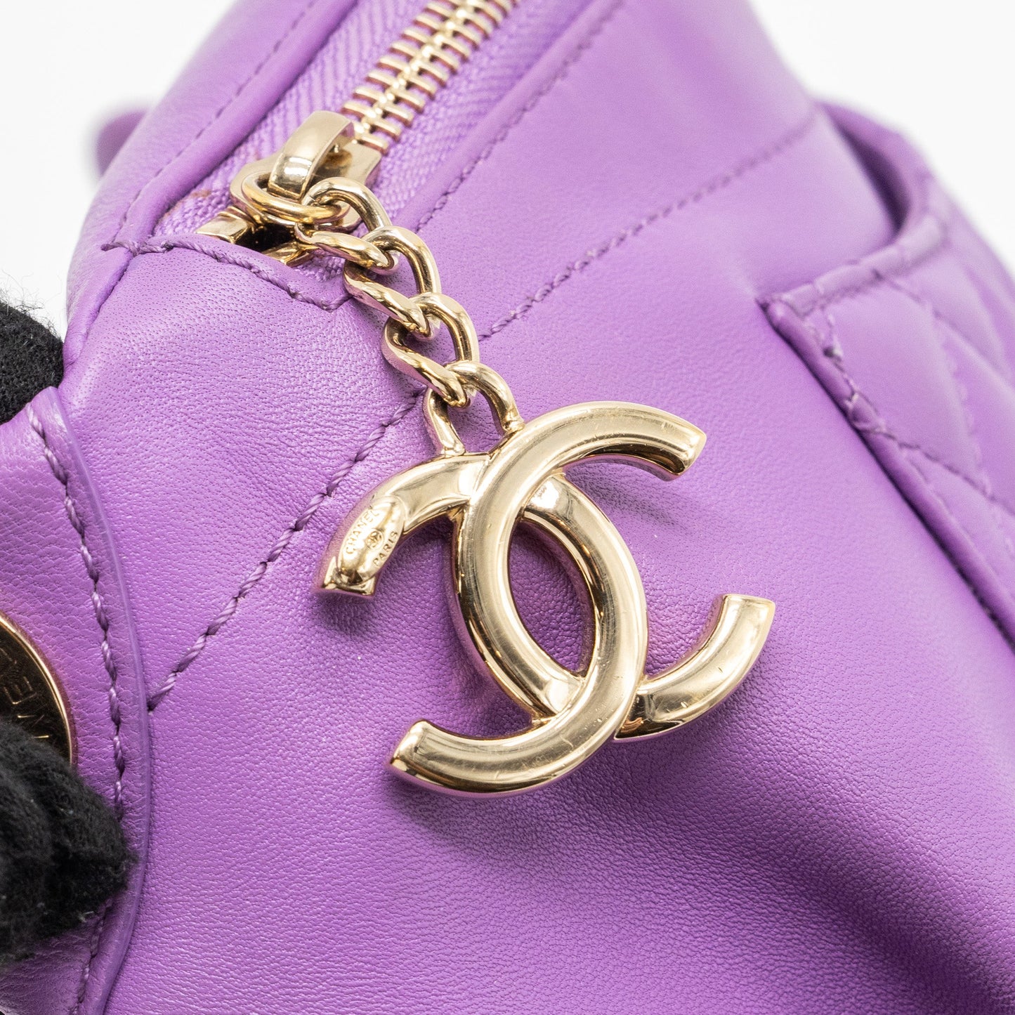 Chanel Belt bag Lambskin Purple L
