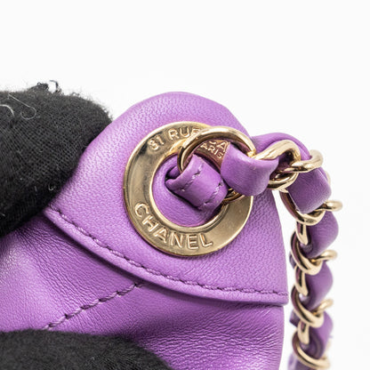 Chanel Belt bag Lambskin Purple L