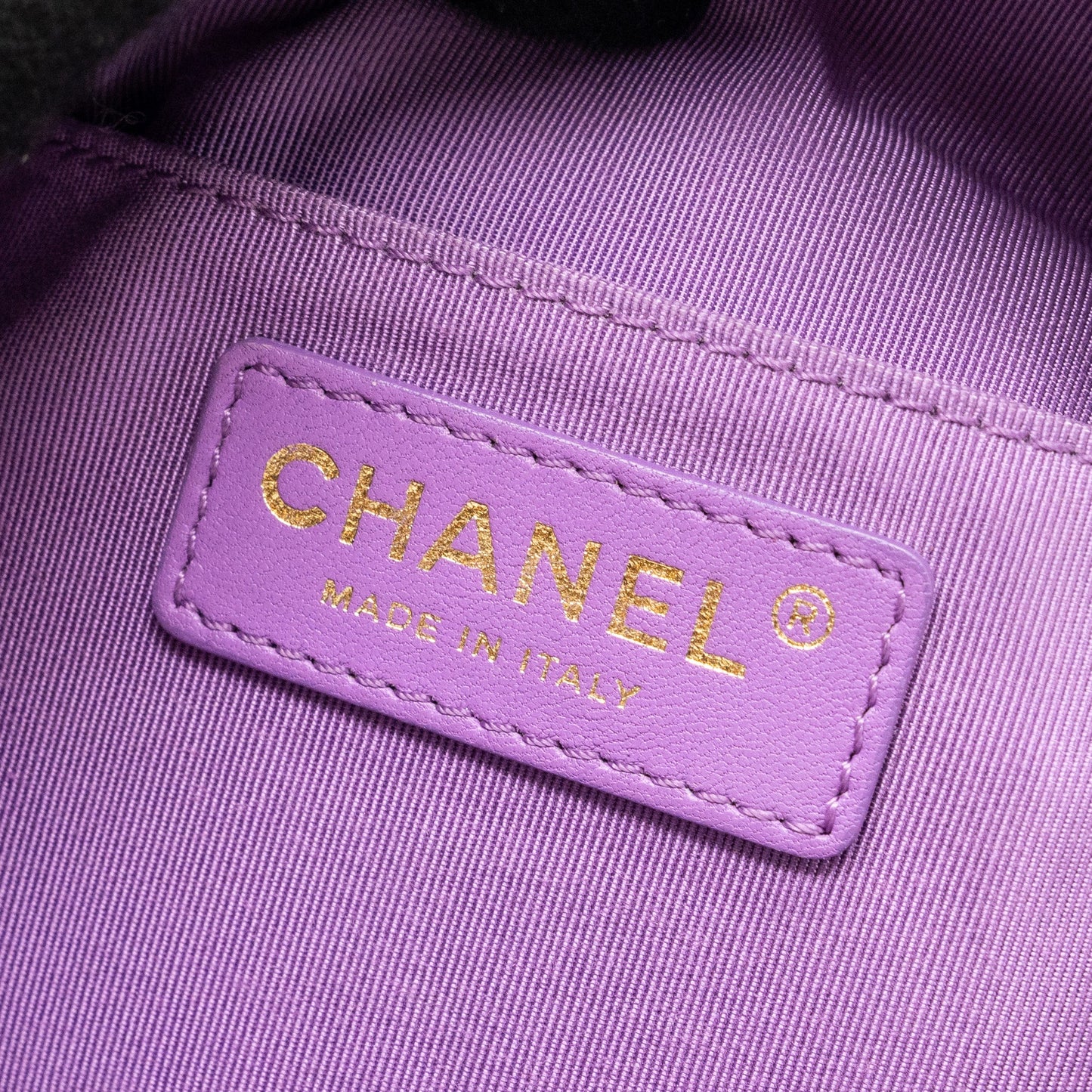 Chanel Belt bag Lambskin Purple L