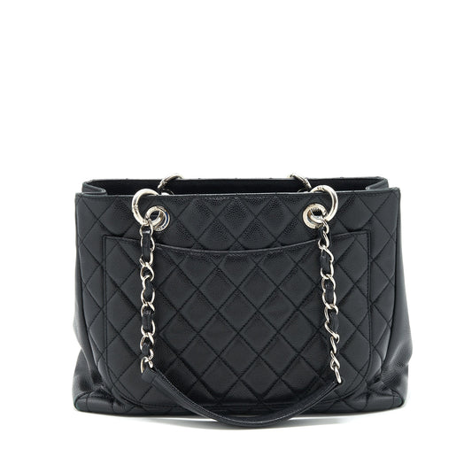 Chanel Grand Shopping Tote caviar black
