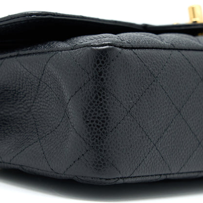 Chanel Medium Classic Double Flap Bag Caviar Black