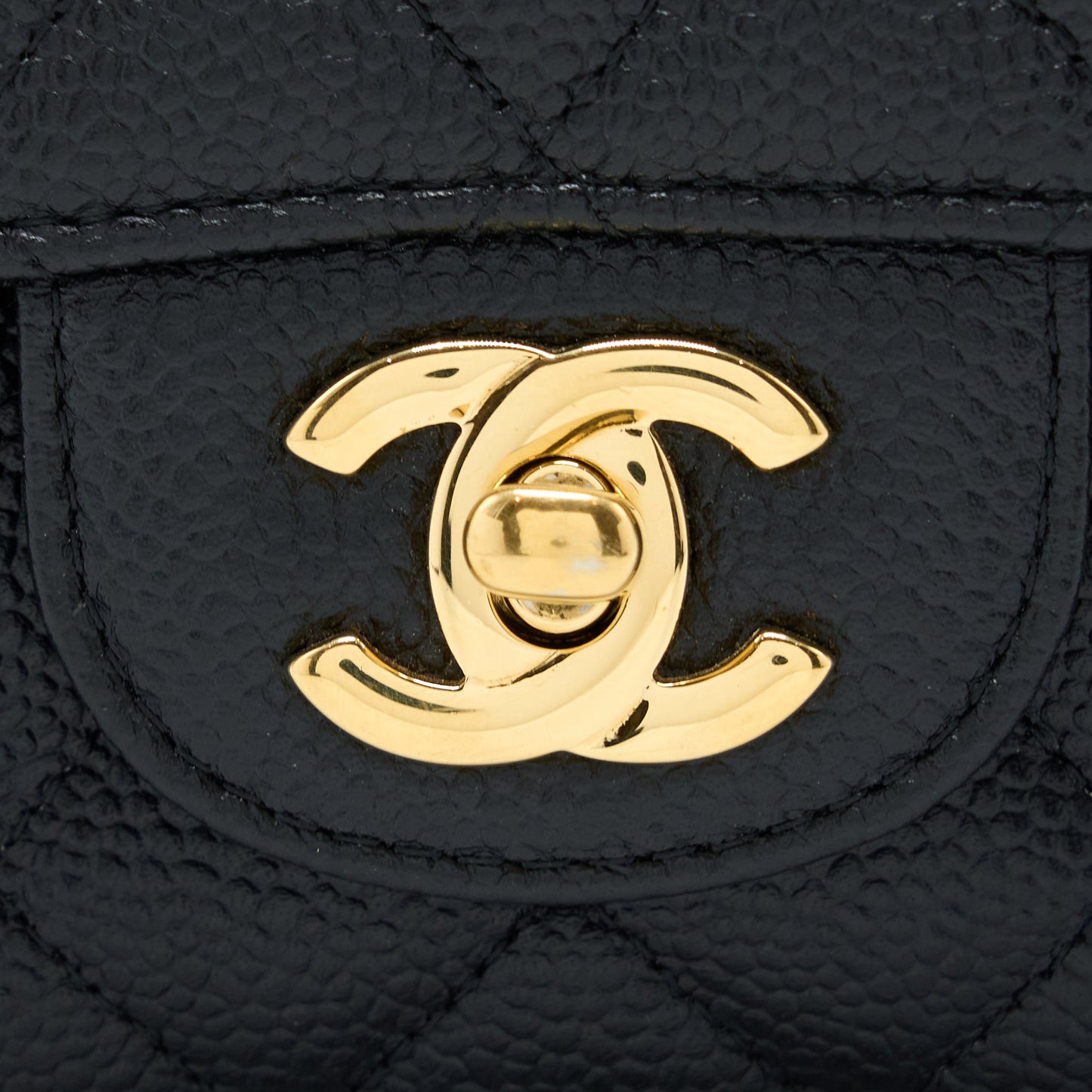 Chanel Medium Classic Double Flap Bag Caviar Black