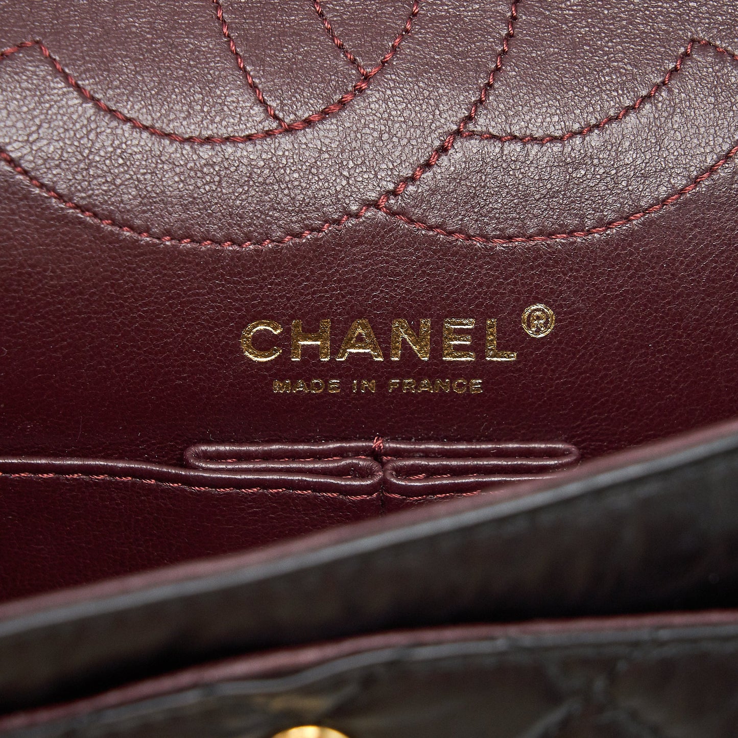 Chanel 2.55 225 Small reissue double flap bag aged Calfskin black
