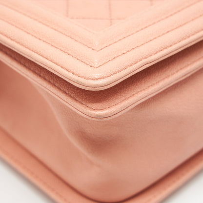 CHANEL MEDIUM BOY CHANEL BAG CAVIAR PINK