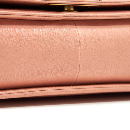 CHANEL MEDIUM BOY CHANEL BAG CAVIAR PINK