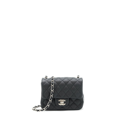 Chanel Mini square flap bag Caviar black