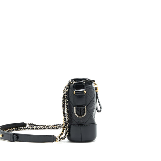Chanel Small Hobo Gabrielle Calfskin Black