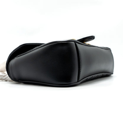 Gucci small marmont bag calfskin black
