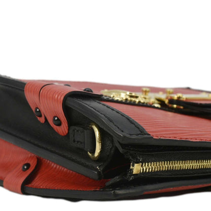 LOUIS VUITTON Trunk Epi Leather Crossbody Bag Red