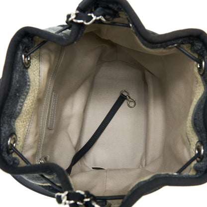 Chanel Rue Camborne Bucket Bag Fabric Multicolour